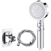 Handheld Shower Head 5 Spray Modes ABS Filter Pressure Booster Hotel Use Modern Design Water Saving Adjustable