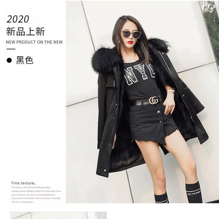 Women Faux Fox Fur Jackets Hoodies Loose Long Sleeve Coats Zipper Button Jacket Streetwear Furry Midi Length Coat Autumn Winter