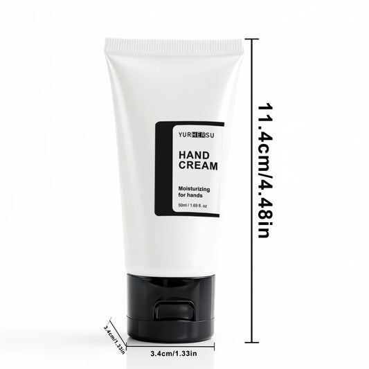 Hand Cream for Dry Cracked Hands - Intensive Moisturizing, Non Greasy Fast Absorbing, Shea Butter, Repair, 24H Care, 50ml