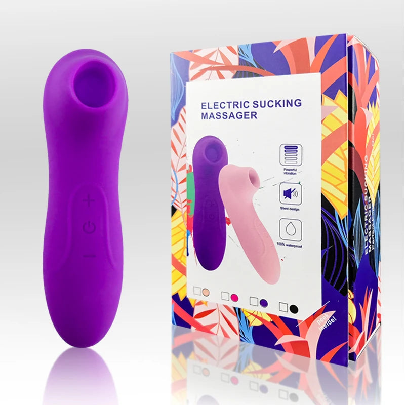 Powerful Suction Cup Clitoral Sucking Vibrator Female Clitoral Nipple Oral Vacuum Stimulator Massager for Women Adult Products