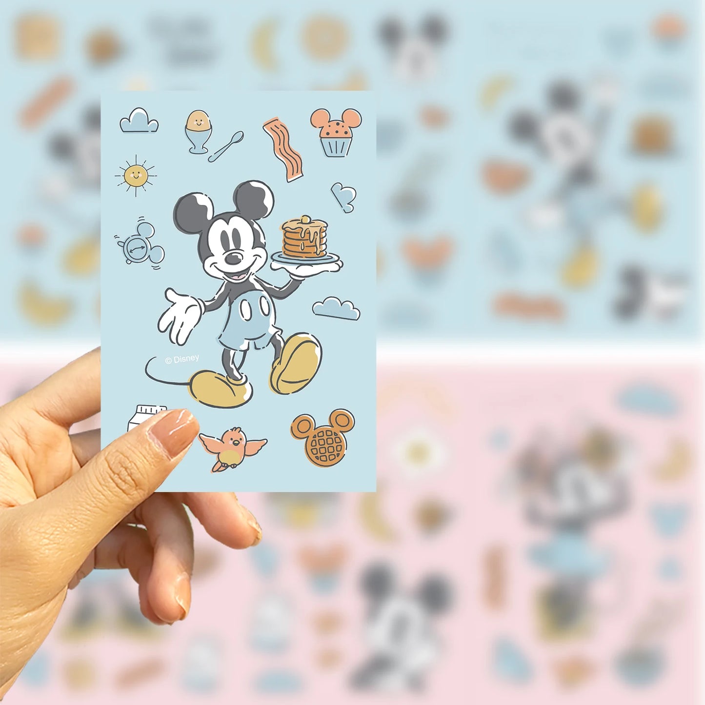 8/16/32Pcs Disney Cute Cartoon Mickey Mouse Graffiti Sticker DIY Laptop Scrapbook Phone Luggage Bottle Children's Stickers Toy