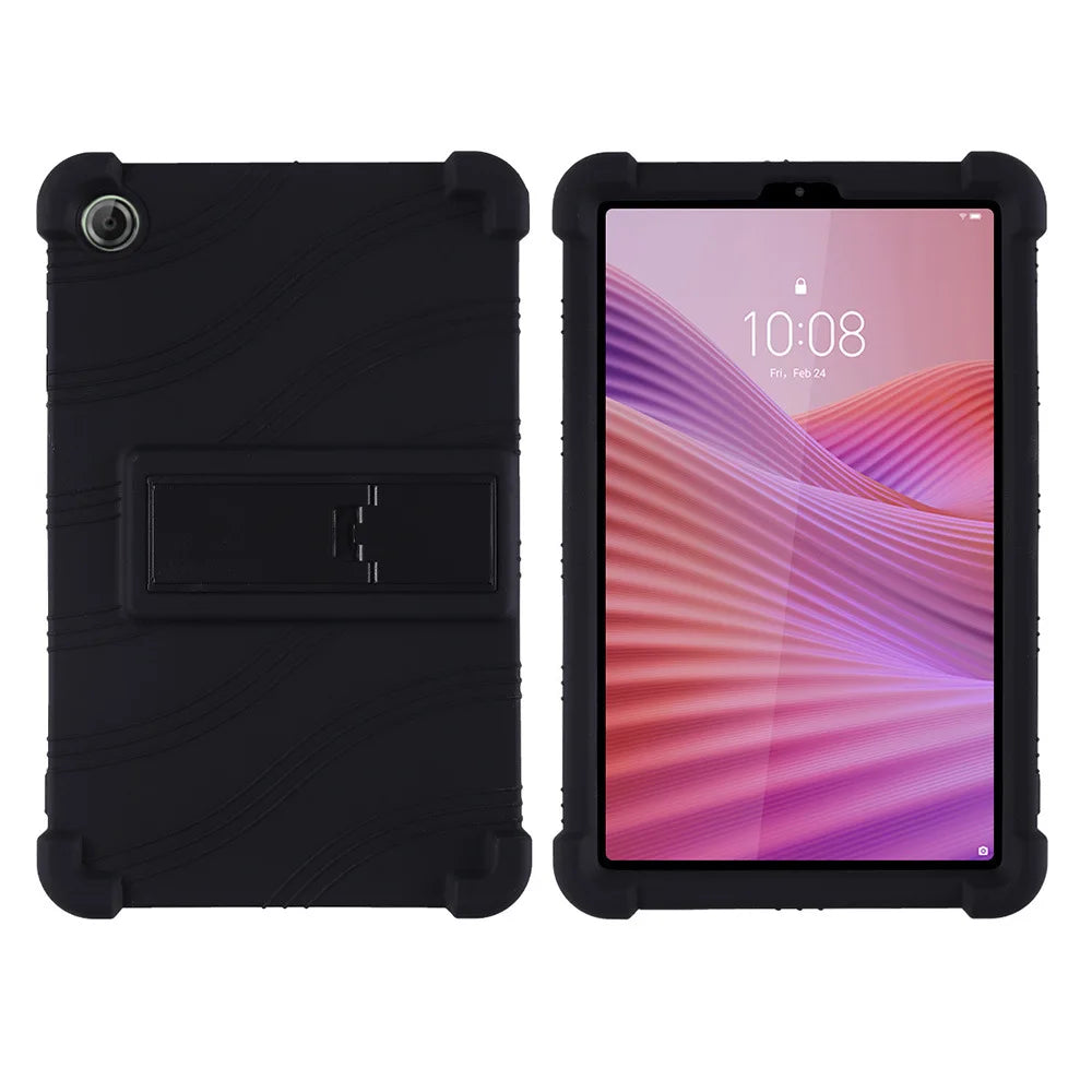 For Lenovo Tab One/Tab K9 8.7 inch 2025 TB305XU/TB305FU Tablet Shockproof Cover Kids Soft Silicon Stand Protective Shell