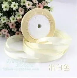 22m Long Pink Silk Satin Ribbon 10mm Wide Party Home Wedding Decoration Gift Wrapping Christmas New Year DIY Material Supplies