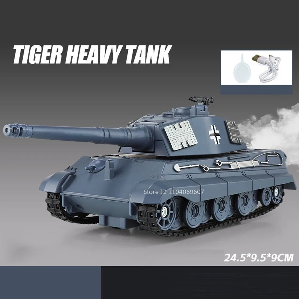 1:32 Tiger Leopard 2 T-90 M4 Spray Tank Model Toys Metal Diecast Military Vehicles Sound Light Pull Back Doors Opened Boys Gifts