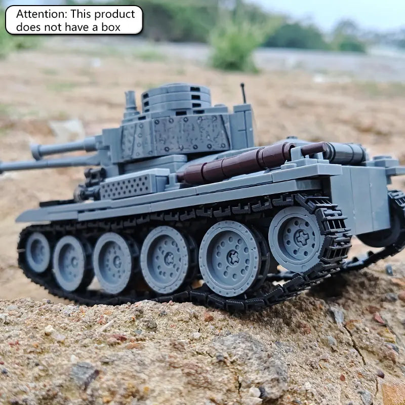502PCS LT-38 tank building blocks, armored vehicle puzzle toy assembly models, handmade DIY room decorations, boys' gifts