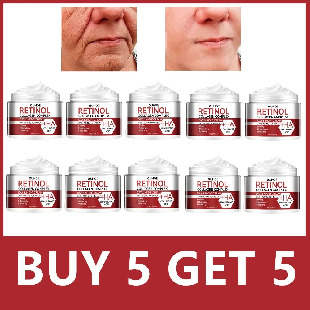 Retinol Face Moisturizing Cream Anti-wrinkle Hydrating Shrink Pores Retinol Cream Fade Fine Lines Skin Care Products For Women