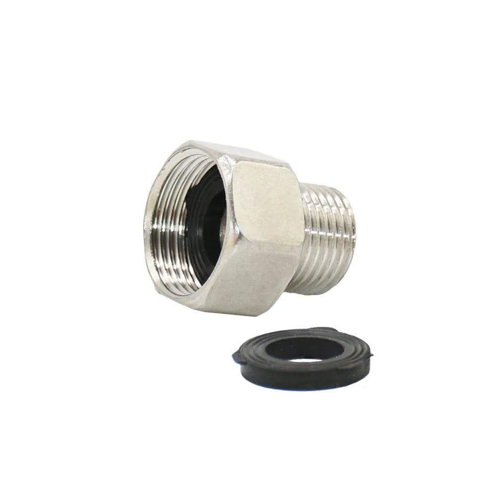 Metal Female 3/4 to 1/2 Male Thread Connector Reducing Coupler Joint Faucet Fittings Repair Quick Connector