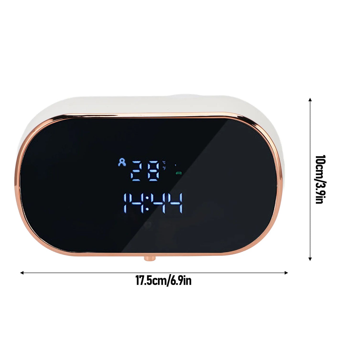 Wall-mounted Automatic Soap Dispenser Large Capacity Touchless Rechargeable Sensor Soap Dispenser with LED Screen, Smart Ele