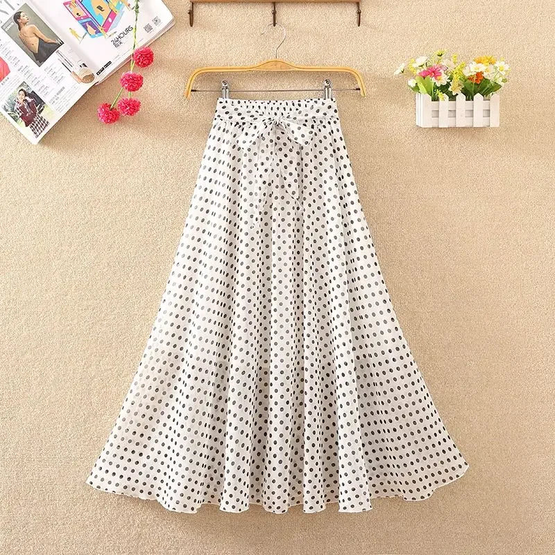 Skirts for Women Summer 2025 A Line High Waist Woman Skirt Casual Trend Modest Vintage Cheap Quality Korean Fashion Style Y2k V