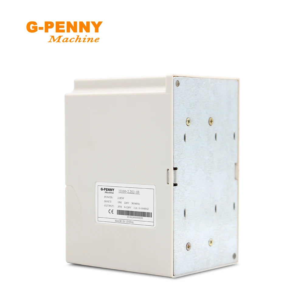 G-Penny 110v / 220v 1.5kw / 2.2kw Frequency Drive 0-1000hz Spindle Motor Speed Control 1 Phase input 3 Phase Output