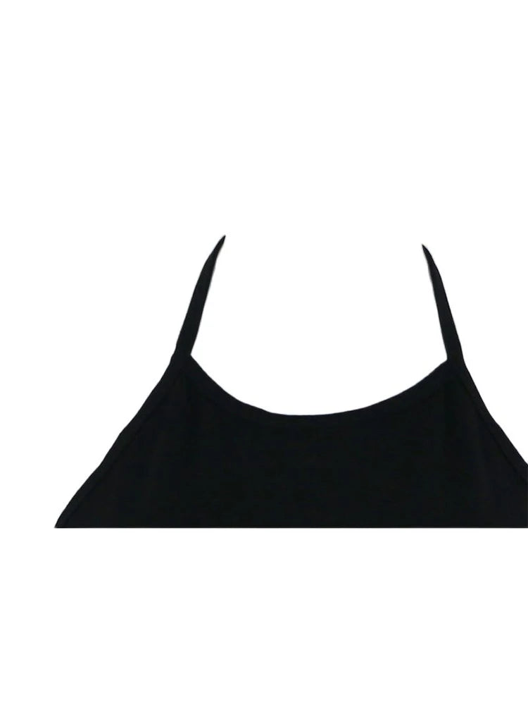 Summer Sexy Women Camis Cropped Clothes Bra Crop Top Crop Feminino Funny Letter I Have No Tits Strapless Tops 100% Cotton