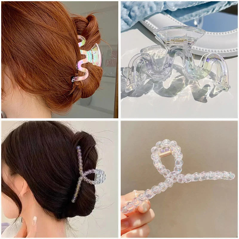2023 Elegant Hair Claws Clip Vintage Irregular Hair Clips Barrettes Hairpins For Women Hair Accessories Set Hair Clamps Headwear