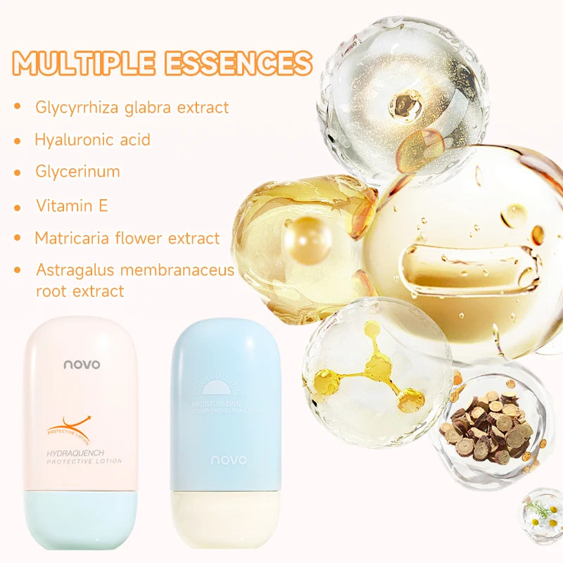 Primer And Protective Cream, Contouring And Brightening Skin Tone, Waterproof And Sweat-Proof, Oil-Control And Nourishing