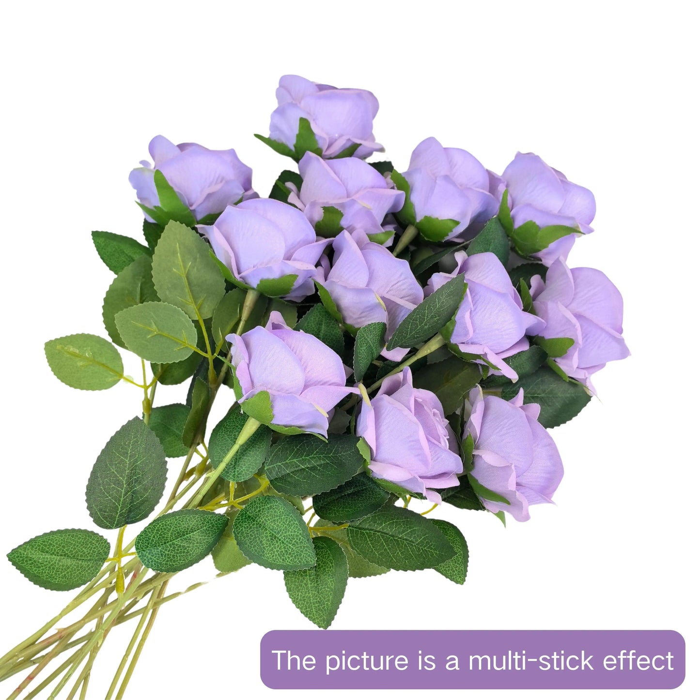 4pcs Touch Blue Orchids Artificial Flowers - Lake Blue Blooms Suitable for Indoor/Outdoor Wedding, Valentine's Day