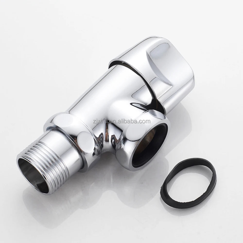 X10250ABSCR Model Wall Mounted Chrome Finish Brass Material of Toilet Flush Valve