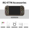 The New RG 477M Aluminum Alloy Android Handheld Large-screen Nostalgic Handheld Game Console