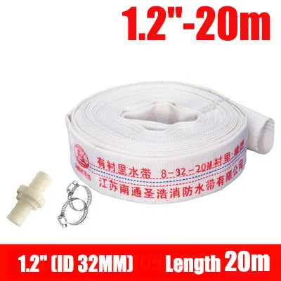 NuoNuoWell Heavy Duty Canvas Hose Agricultural Irrigation Garden Watering Belt High Pressure Pump Fire Hose Explosion-Proof