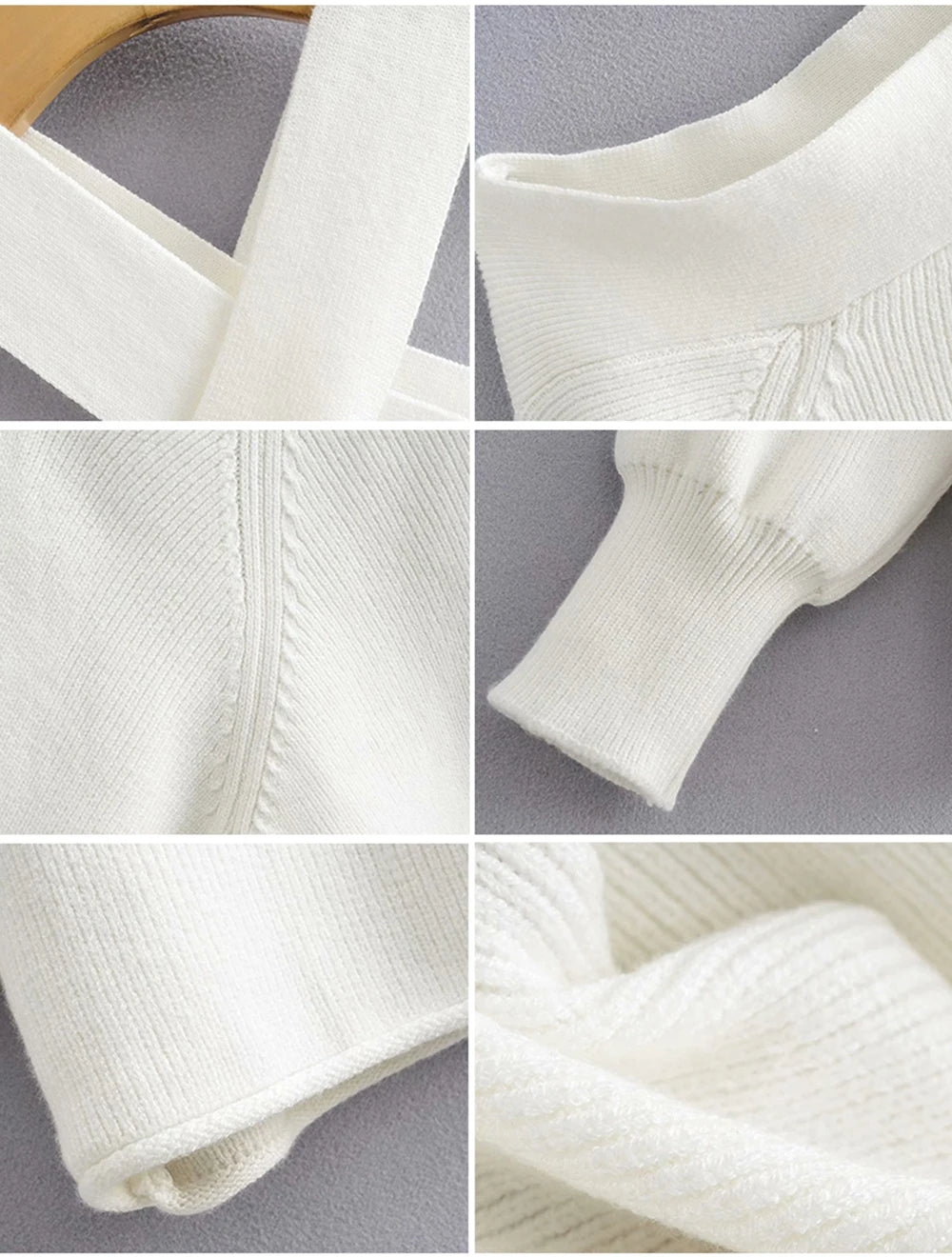 Oversize women cross halter sweaters 2021 spring fashion ladies elegant knitted pullovers female knitwear soft girls chic tops