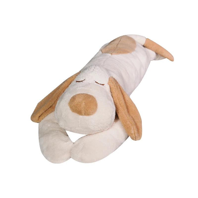 150CM Lovely Soft Down Cotton Dog Plush Pillow Doll Stuffed Pet Doll  Sleep Pillow Accompany Gift for Girlfriend