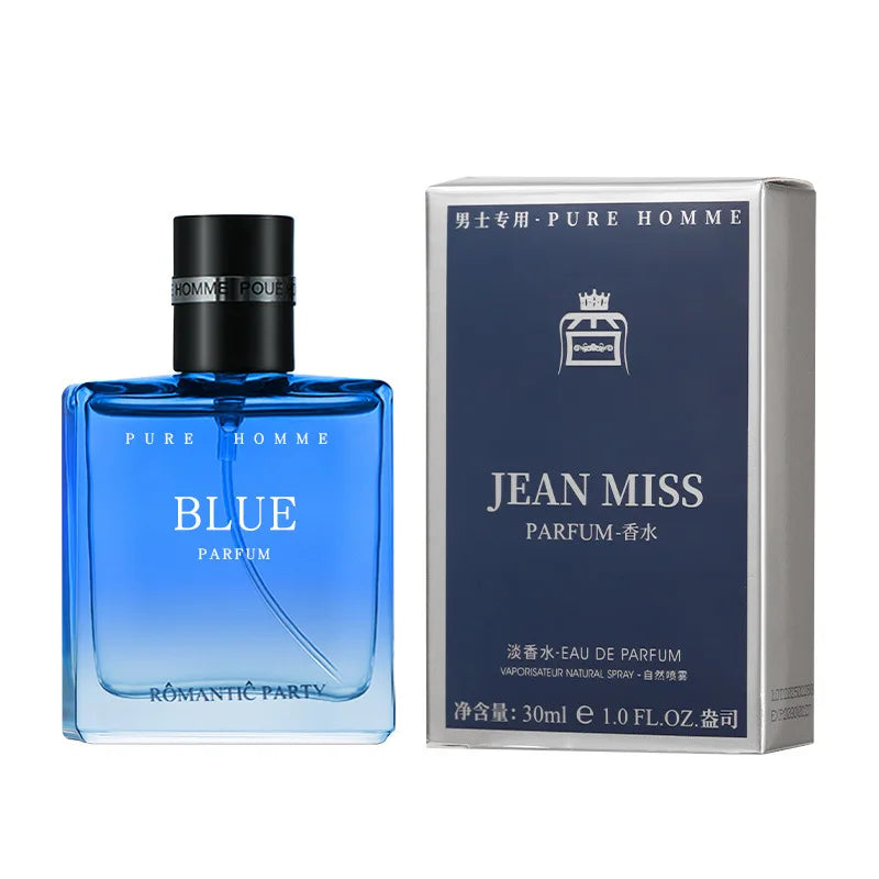 Pure Homme Blue Parfum Romantic Party 30ML Pure Black  Sunshine Confident Men's Long-lasting Delicate Cologne Perfume