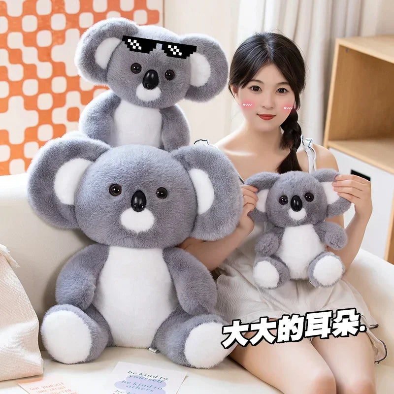 25/35CM Sitting Koalas Plush Toys Simulation Cute Australia Koala Stuffed Animal Soft Toys For Christmas Gifts