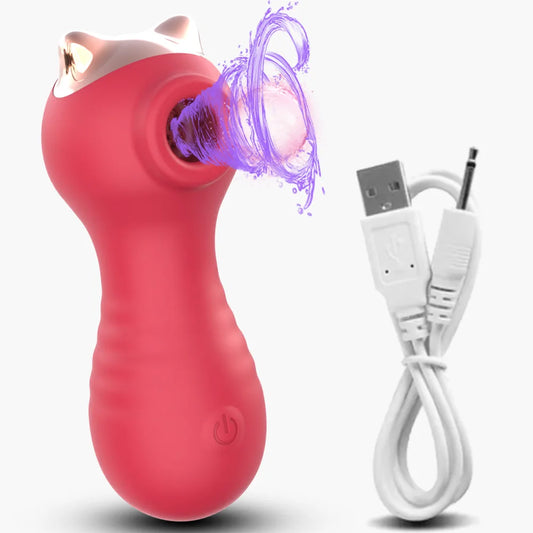 Mini Kitty Sucking Vibrators G-spot Vibrating Egg Clit Stimulation Nipple Vagin Sucking Massage Erotic Toys Female Masturbation