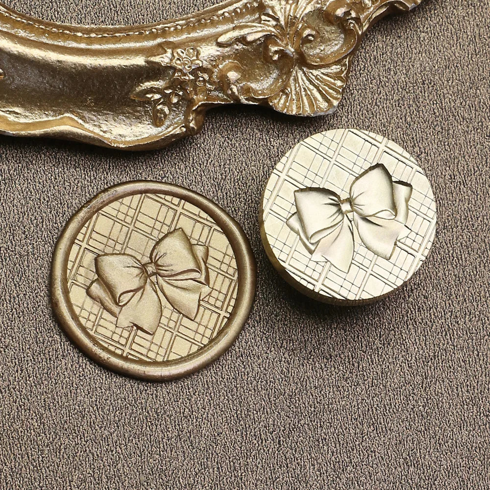 3D Embossed Wax Seal Stamp Bow/Confession/Valentine's Day Animal For A Copper Head Envelopes Wedding Invitations Scrapbooking