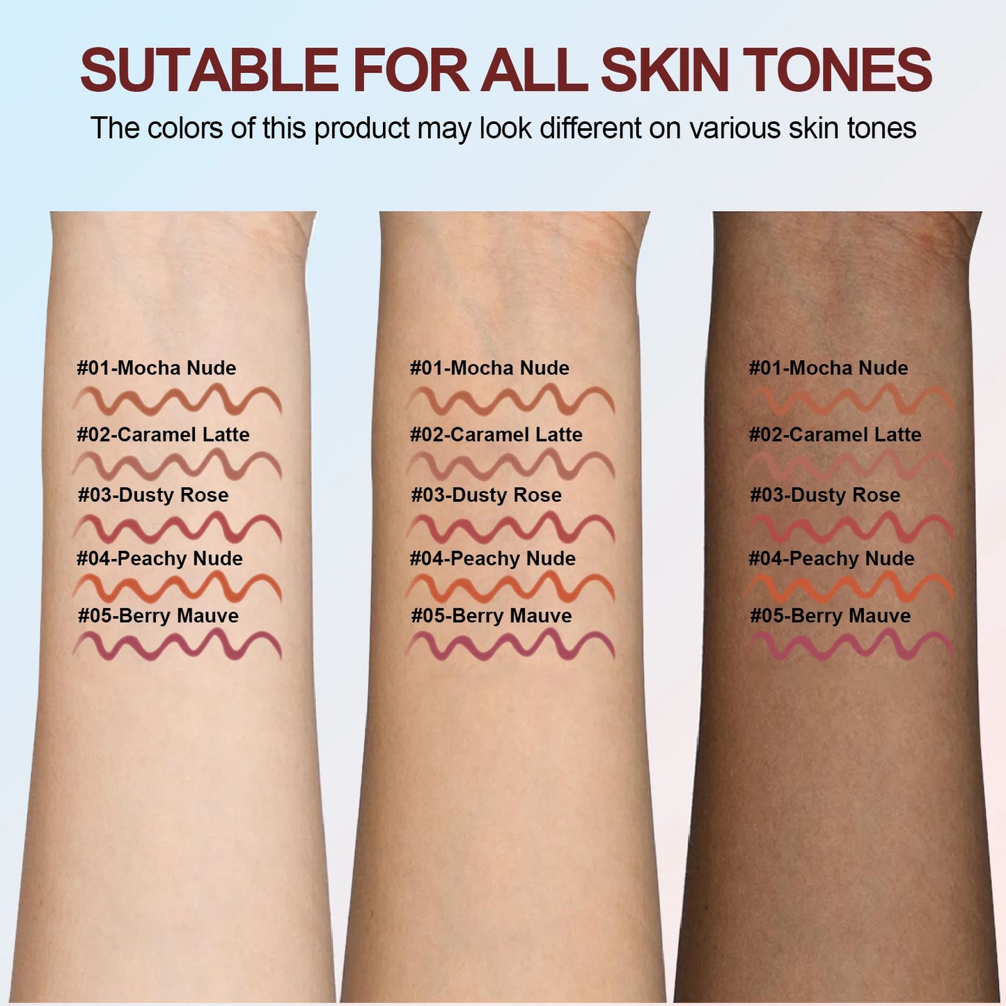 Waterproof Lip Liner Peel Off Tattoo Lipgloss Waterproof Long Lasting Matte Lip Tint Brown Contour Tear-off Lips Stain Cosmetic