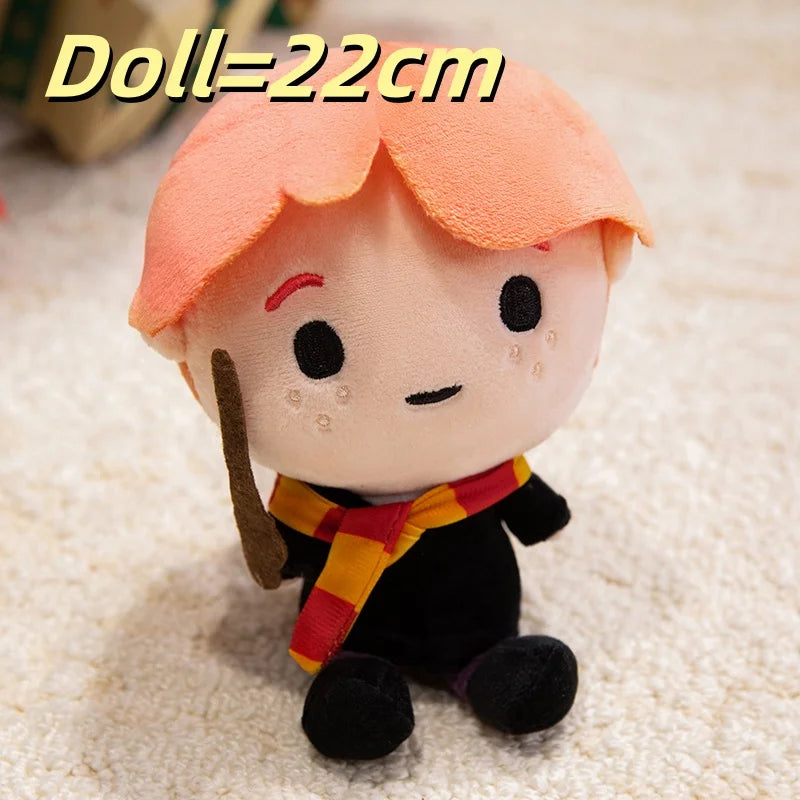22cm Harry Potter Doll Ron Dumbledore Hagrid Malfoy Lord Voldemort Plushies Stuffed Anime Bag Pendant Collect Plush Toy Gifts
