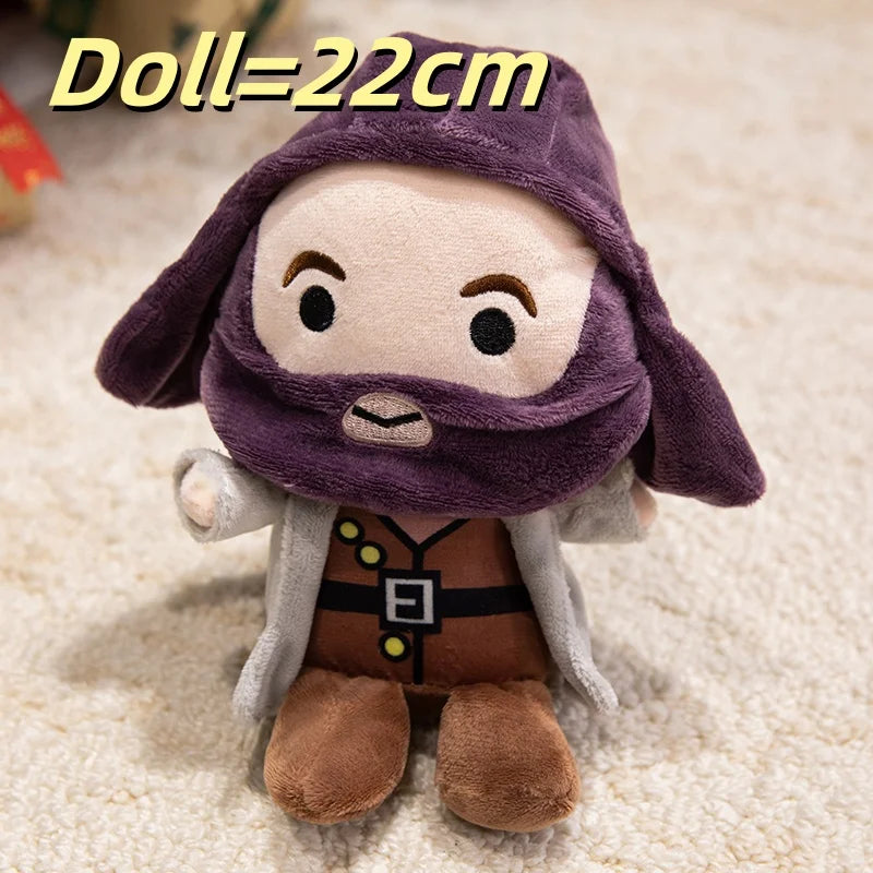 22cm Harry Potter Doll Ron Dumbledore Hagrid Malfoy Lord Voldemort Plushies Stuffed Anime Bag Pendant Collect Plush Toy Gifts