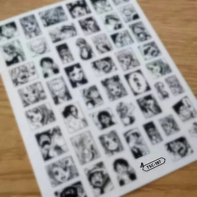 Anime JoJos Bizarre Adwenture Design 3D Decoration Sliders DIY Back Glue Self Adhesive  Nail Art Sticker TSC 133