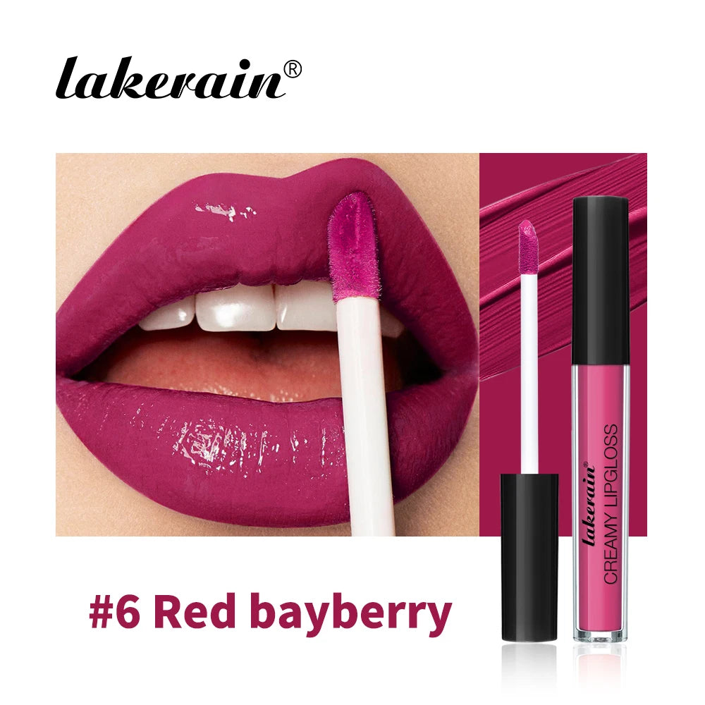 8 Colors Waterproof Lipstick Creamy Lip Gloss, Non-Stick to Cup Non-Fading Long-Lasting Moisturizing Velvet Liquid Lipstick