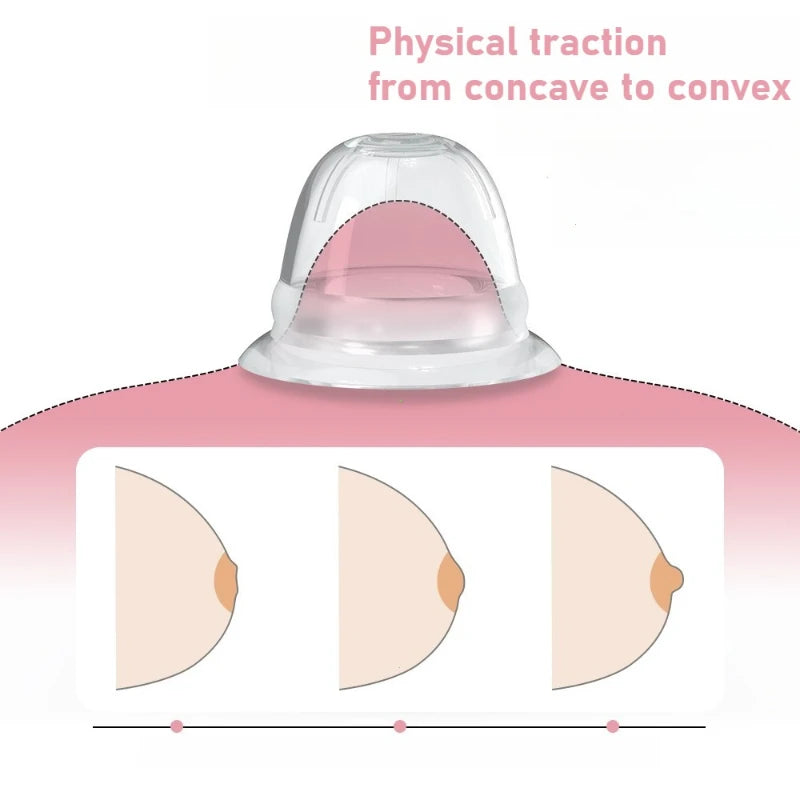 2PCS Silicone Nipple Correction Niplette Welnove Nipples Shield Sucker Corrector Flat Inverted Nipple Correctores Nipples Suck