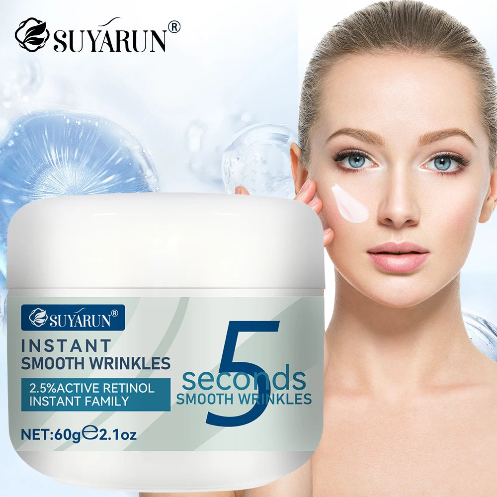 SUYARUN SUYARUN 5-Second Anti-Wrinkle Cream with Collagen & Hyaluronic Acid Anti-Aging Face Firming Moisturizer for All Type.