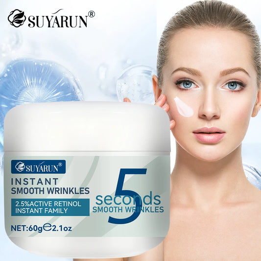 SUYARUN SUYARUN 5-Second Anti-Wrinkle Cream with Collagen & Hyaluronic Acid Anti-Aging Face Firming Moisturizer for All Type.
