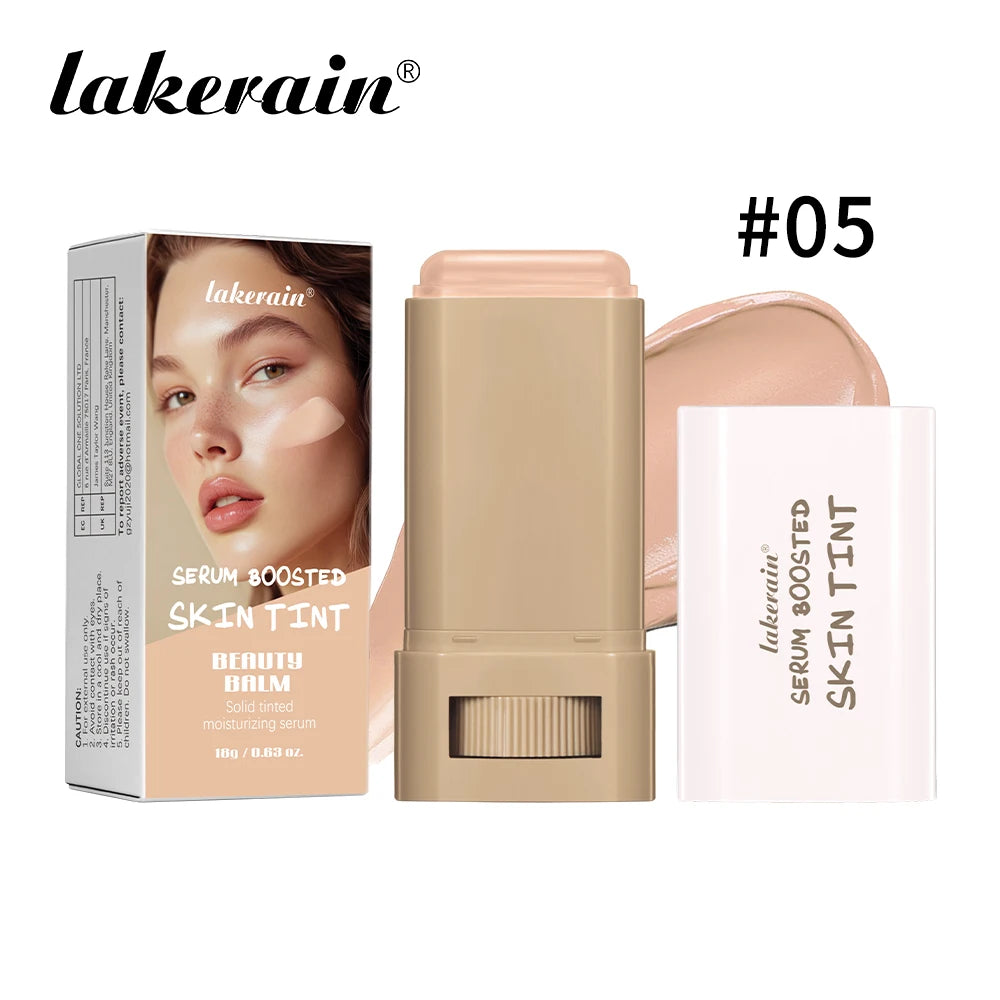 Stick Foundation Balm Serum Boosted Skin Tint Foundation Stick Smooth Plumper Hight Coverage Travel Bronze Foundation Stick Make
