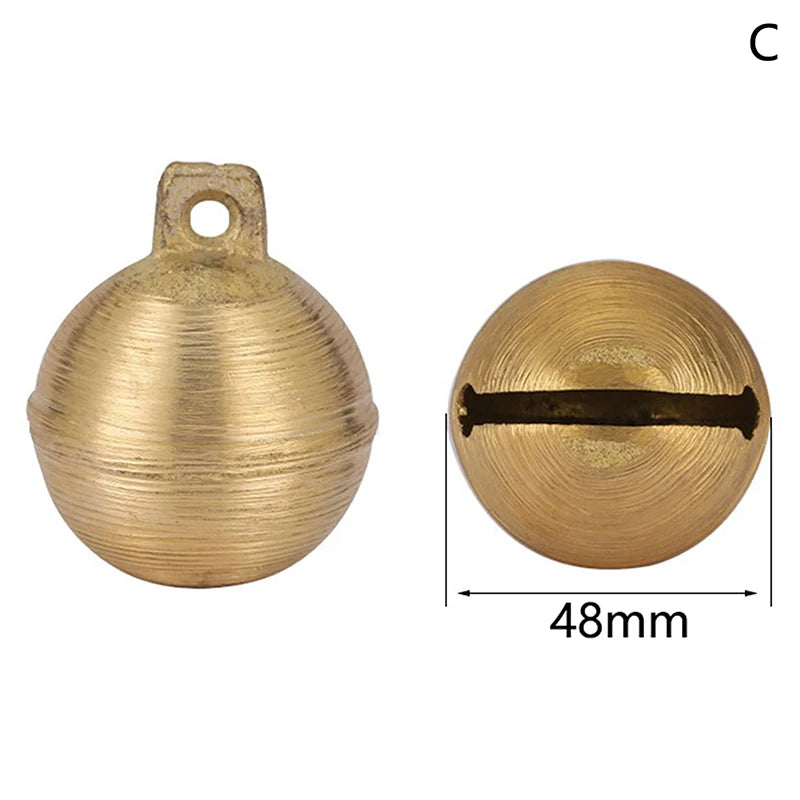Loud Copper Bell for Livestock Animal Husbandry Cow Sheep Horse Grazing Bells Brass Sound Warning Bell for Farm Animals