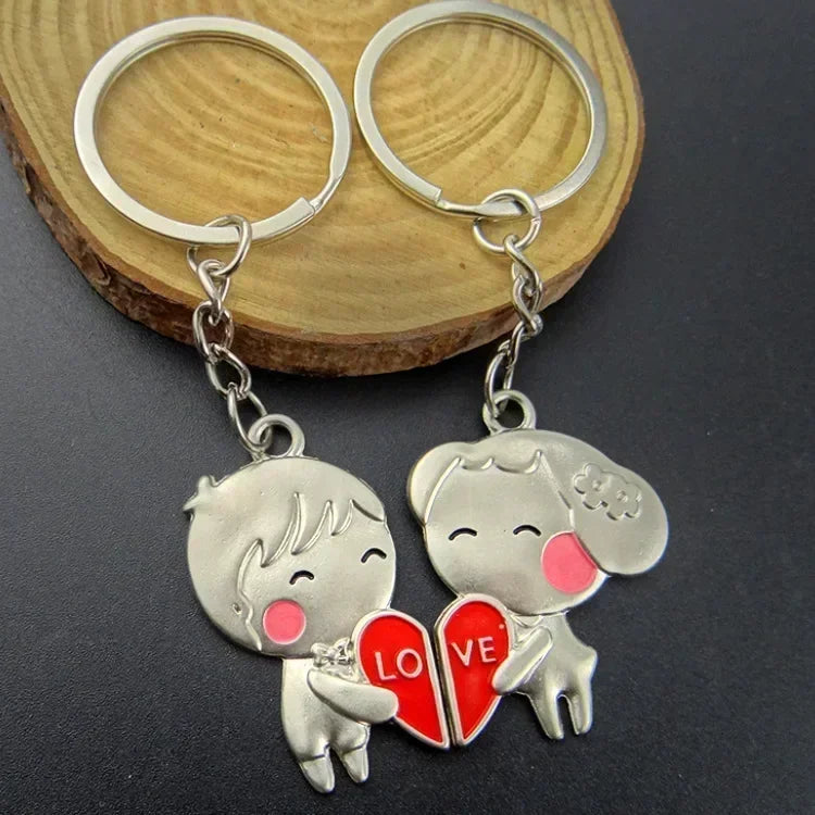 Love Letter Envelope Keychain Cartoon Heart To Puzzle Couple Mini Drawing Board Valentine's Day A Pair Customized Pendant Gifts