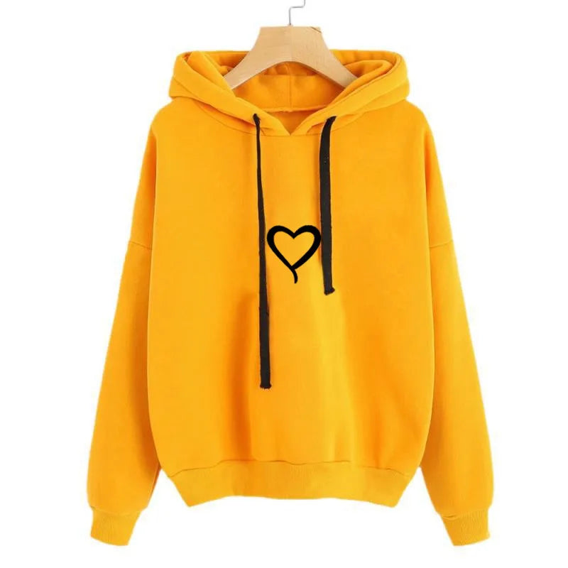 2025 Oversized Hoodie Women Gothic Pullover Clothes Autumn Winter Tops Sweatshirt Sleeved Hoodie Fashion Street Female Clothing
