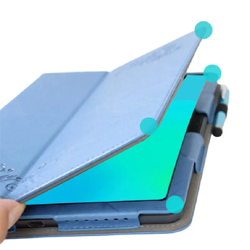 Case For Yadro Kvadra_T Case 10.95" Tablet PC Handheld Funda Magnetic Closure Embossed Cover