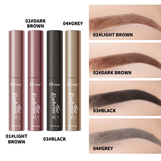 4Color Waterproof Eyebrow Gel Long Lasting Sweatproof No Smudging Natural Eyebrow Cream Makeup For Perfect Brows Cosmetics