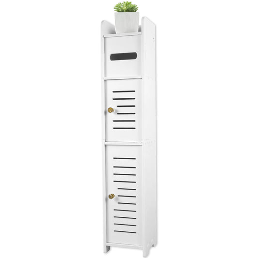 Bathroom Storage Cabinet Floor To Ceiling Toilet Side Shelf Multilayer Storage Cabinet Spacesaving Large Capacity Organize Shelf