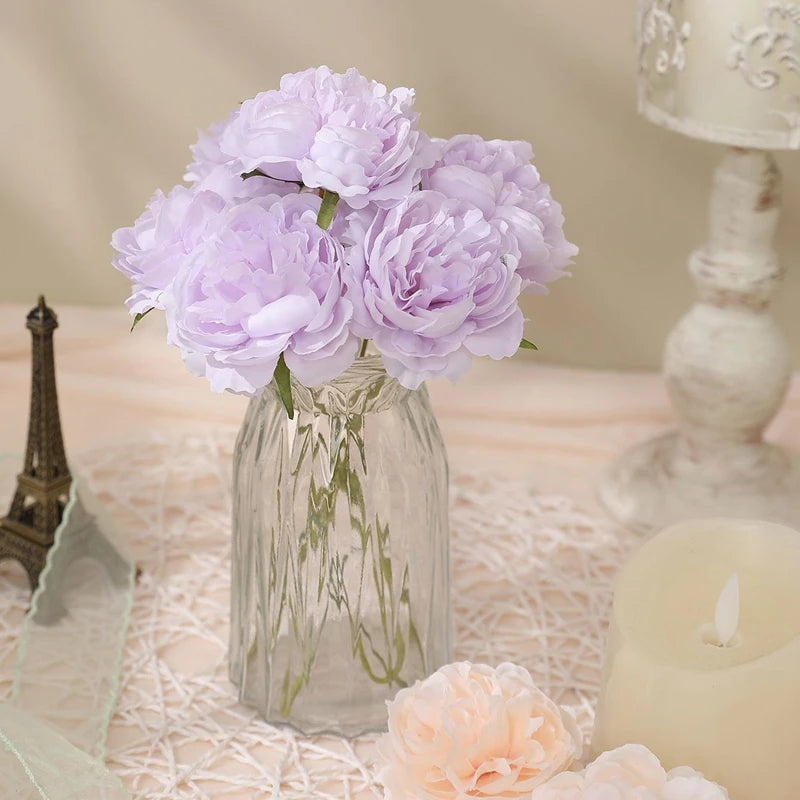 3/5Pcs Peony Artificial Flowers Bouquet Fake Flowers for Home Room Decor Wedding Decoration DIY Craft Garland Gifts Accessories