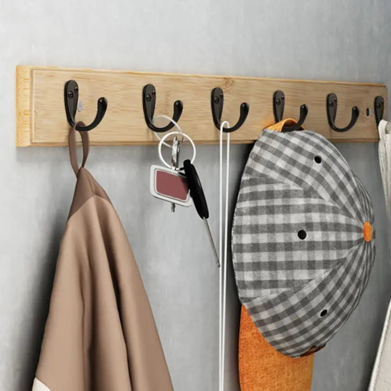 1pc Coat Hook Wall Mounted Hooks Clothes Rack Robe Hook Zinc Alloy Furniture Hook For Home Coats Hat Clothes Hanger Towel Keys