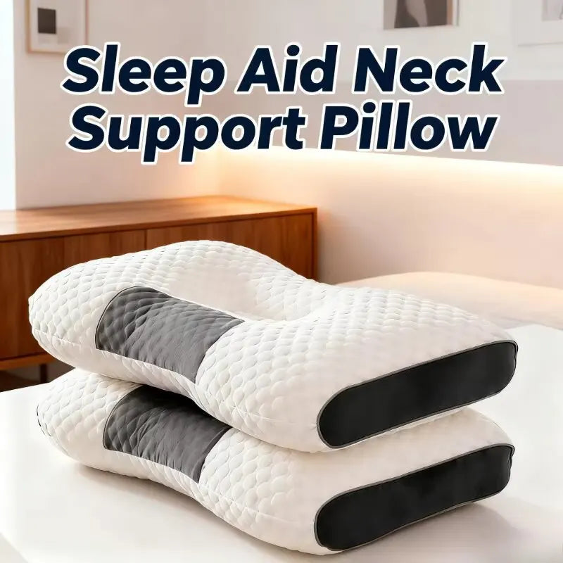 2025 NEW Honeycomb massage pillow pillow to protect cervical vertebra to help sleep home pillow core antibacterial and anti-mite