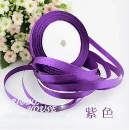 22m Long Pink Silk Satin Ribbon 10mm Wide Party Home Wedding Decoration Gift Wrapping Christmas New Year DIY Material Supplies