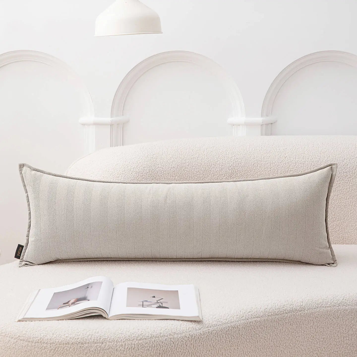 geometric pillow cover 30*120cm 30*90cm 30*70cm cushion cover thick chenille sofa bedroom pillowcase design high quality