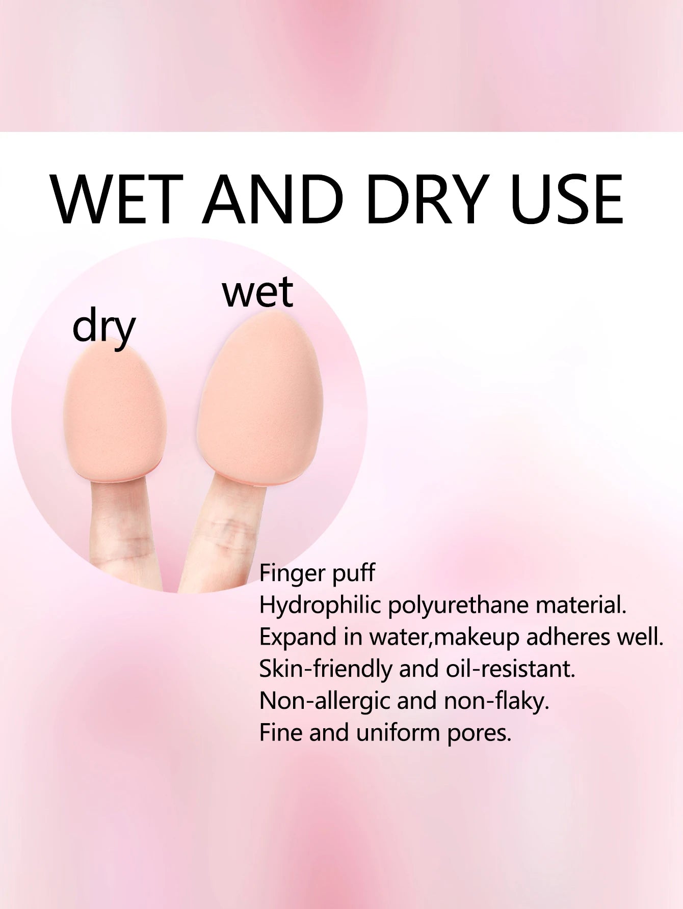 15/30/60 Mini Makeup Sponge Powder Puff Beauty Sponge for Makeup Concealer Liquid Foundation Face Cosmetic Puff Makeup Sponge