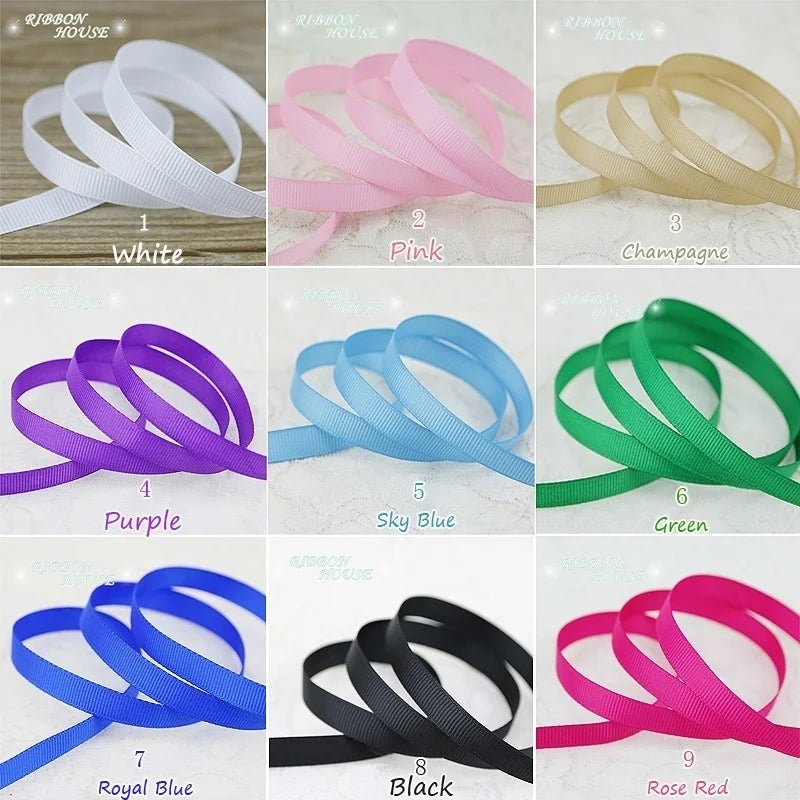 (100 yards/roll) Grosgrain Ribbon Wholesale gift wrap decoration Christmas ribbons