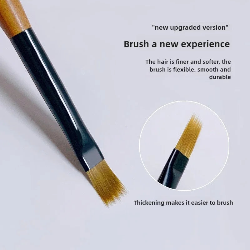 Gradient Nail Art Brush Acrylic Nail Ombre Pen DIY UV Gel Brushes Painting Drawing Flowers Nails Brush Manicure Tools for Salon